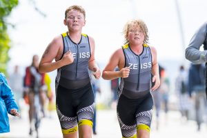 Glücksburg, 6. August 2022. Der 20. Ostseeman Triathlon Glücksburg startet mit dem Kids Lauf.